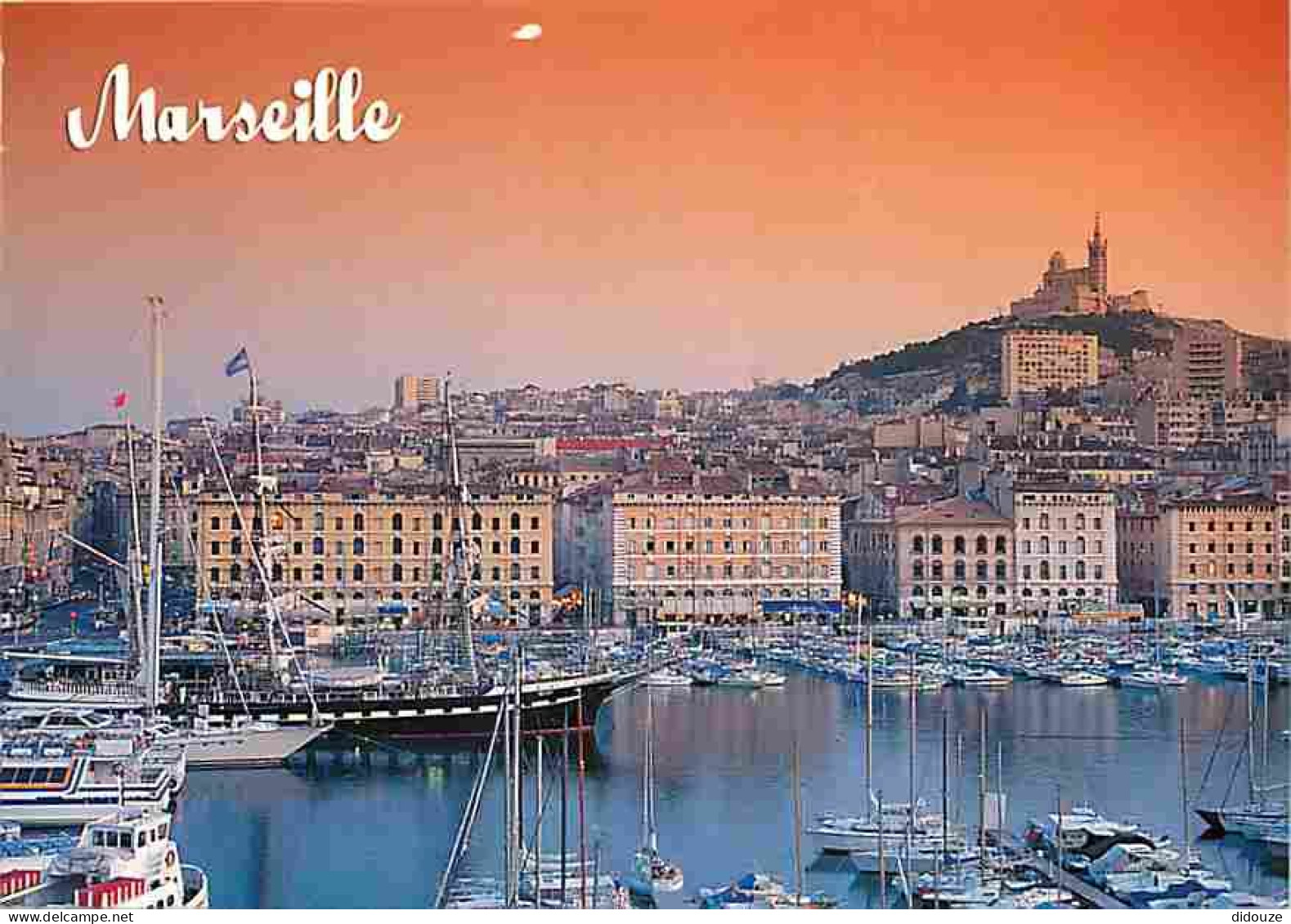 13 - Marseille - Le Vieux Port - Bateaux - Coucher De Soleil - CPM - Voir Scans Recto-Verso - Vieux Port, Saint Victor, Le Panier