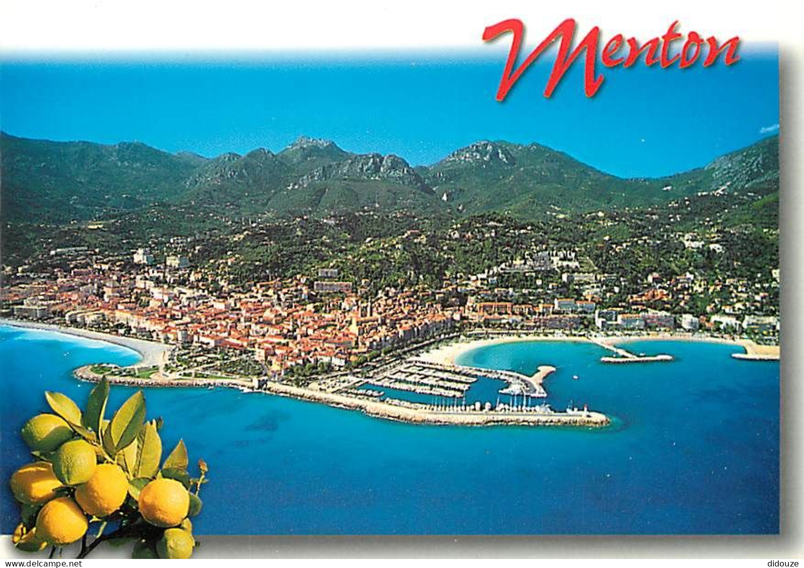 06 - Menton - Vue Générale Aérienne - CPM - Carte Neuve - Voir Scans Recto-Verso - Menton