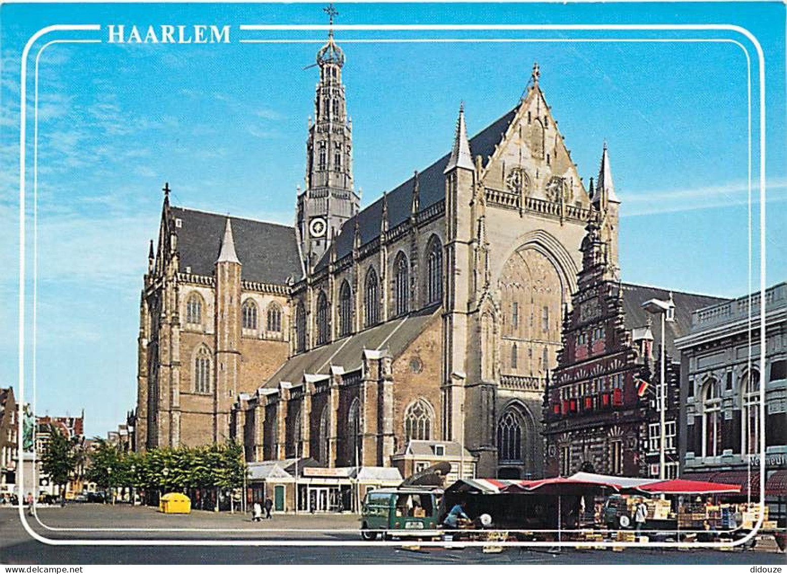 Pays-Bas - Nederland - Haarlem - Grote Of St. Bavokerk Op De Grote Markt - Eglise - CPM - Voir Scans Recto-Verso - Haarlem