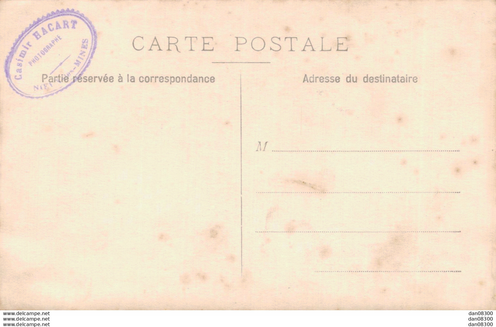 CARTE PHOTO NON IDENTIFIEE REPRESENTANT UN COMMUNIANT PHOTO DE CASIMIR HACART A NOEUX LES MINES 62 - Te Identificeren