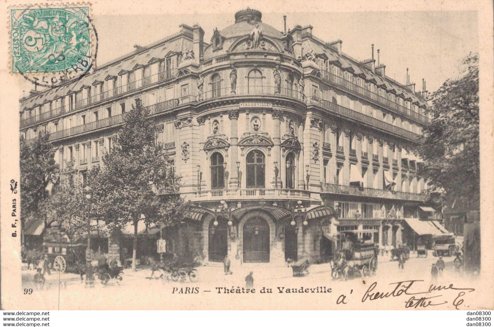 75 PARIS THEATRE DU VAUDEVILLE - Sonstige Sehenswürdigkeiten