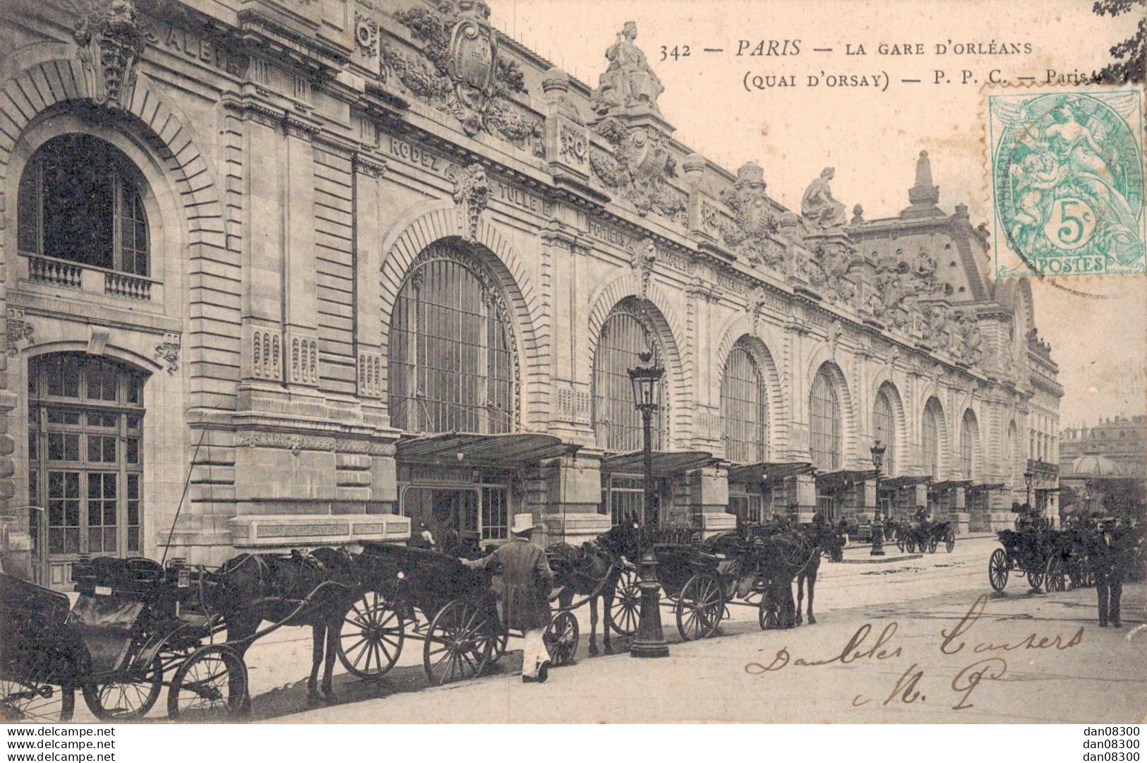 75 PARIS LA GARE D'ORLEANS QUAI D'ORSAY - Metro, Estaciones