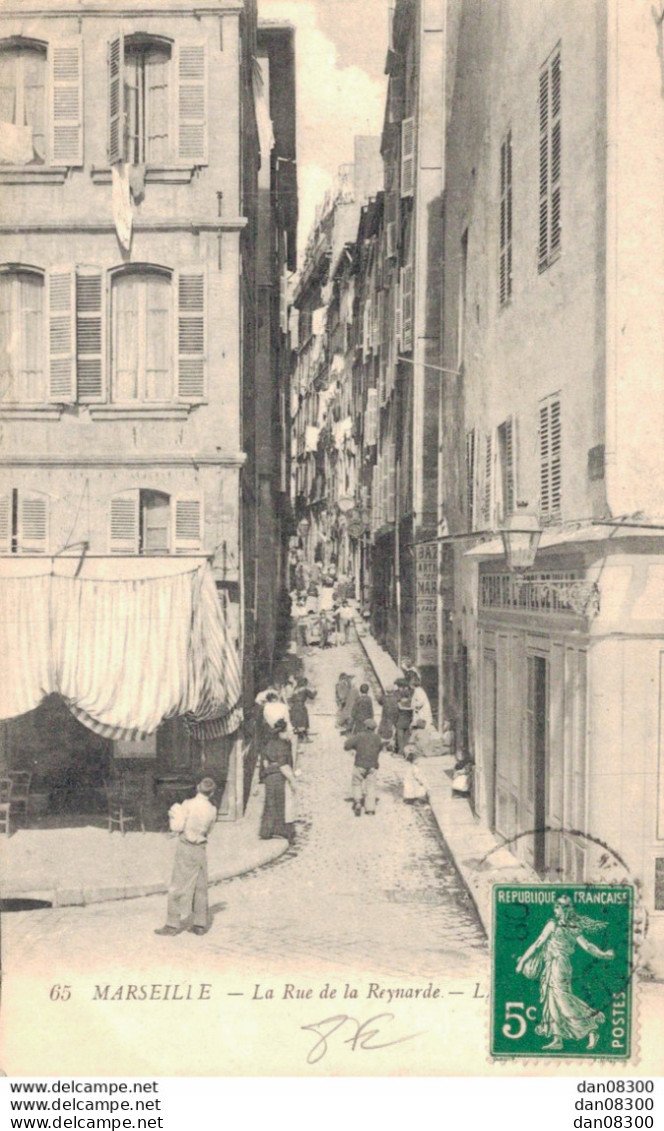 13 MARSEILLE LA RUE DE LA REYNARDE - Canebière, Centro Città