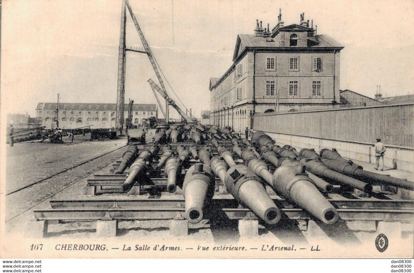 50 CHERBOURG LA SALLE D'ARMES VUE EXTERIEURE L'ARSENAL - Cherbourg