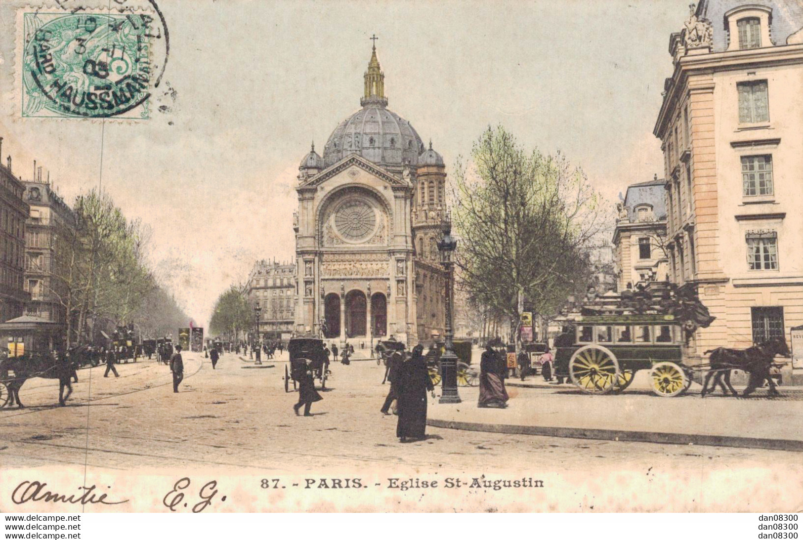 75 PARIS EGLISE SAINT AUGUSTIN - Eglises