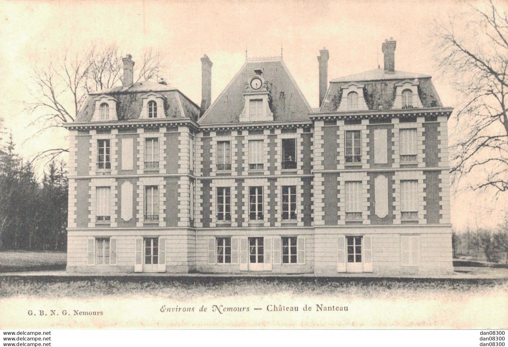 77 ENVIRONS DE NEMOURS CHATEAU DE NANTEAU - Nemours