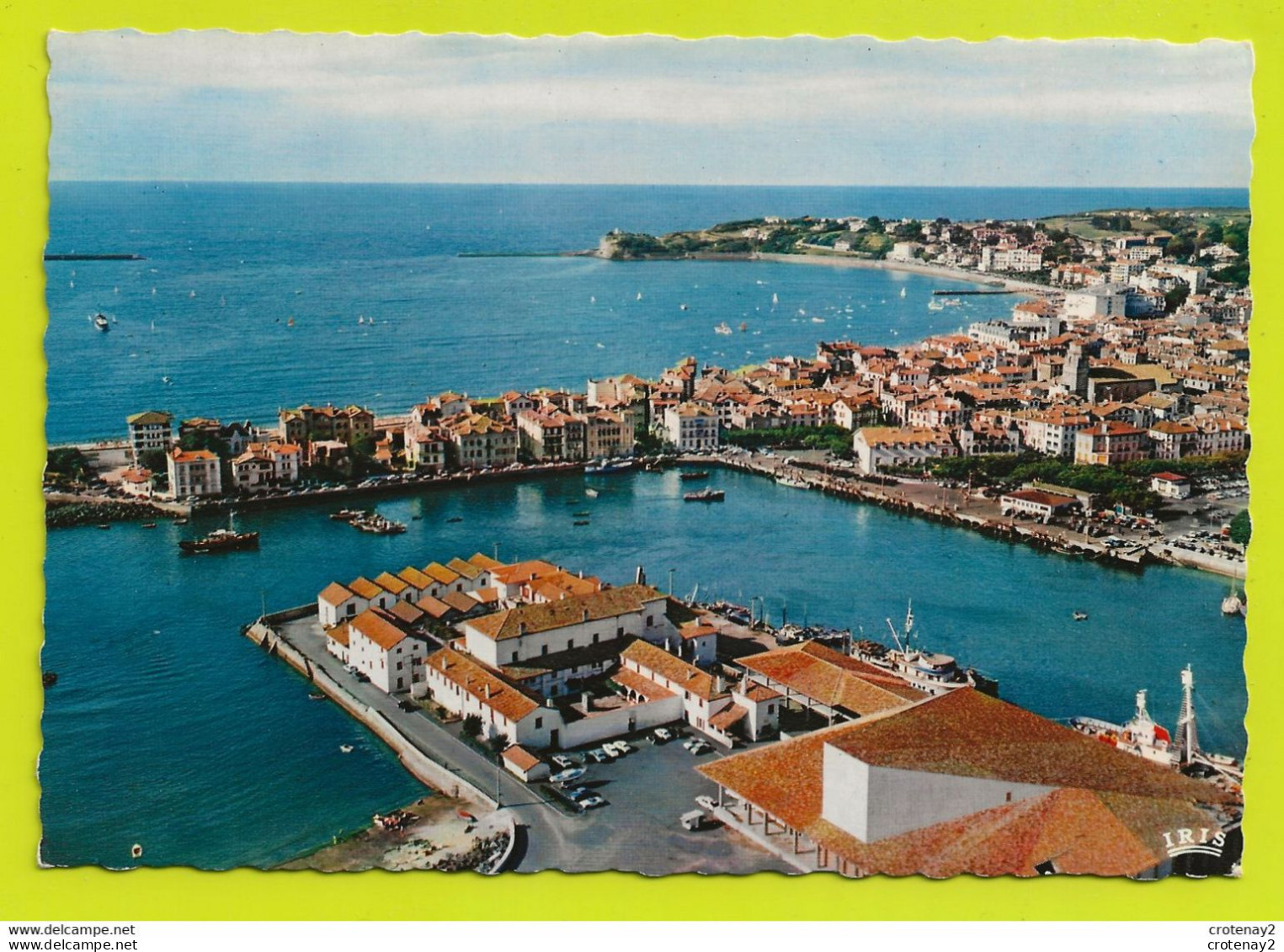 64 SAINT JEAN DE LUZ N°1546 Le Port L'Océan La Pointe Ste Barbe En 1965 VOIR DOS - Saint Jean De Luz