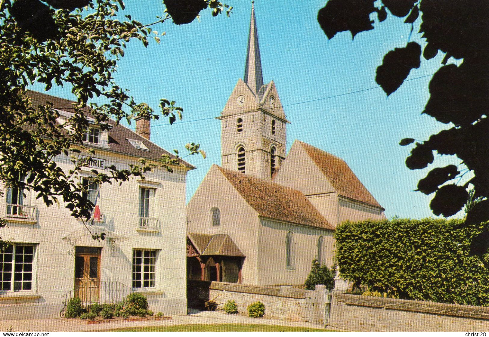 DPT 77 SAVIGNY LE TEMPLE La Mairie Et L'Eglise - Savigny Le Temple