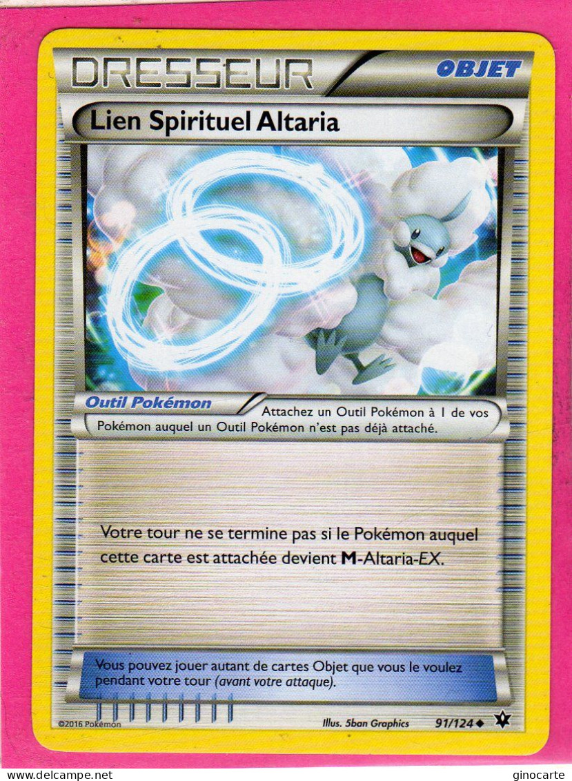 Carte Pokemon Francaise 2016 Xy Impact Des Destins 91/124 Lien Spirituel Altaria Neuve - XY