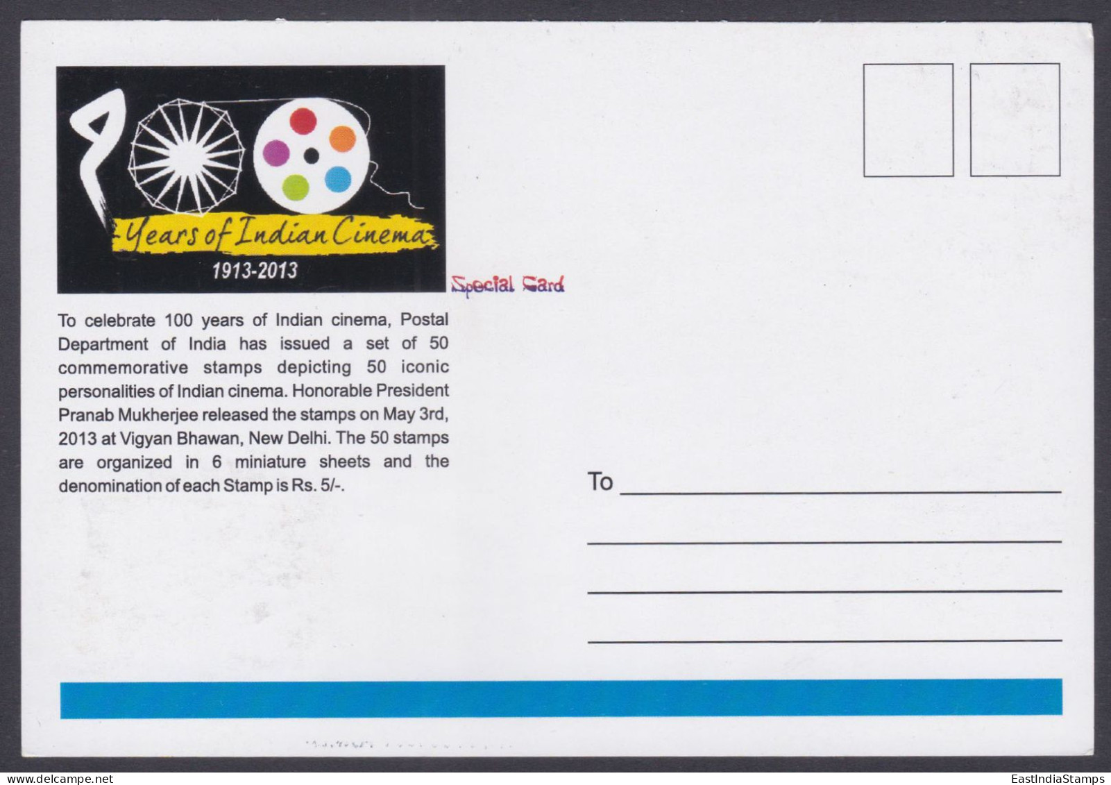 Inde India 2013 Maximum Max Card Ashok Mehta, Cinematographer, Camera, Bollywood Indian Hindi Cinema, Film - Lettres & Documents