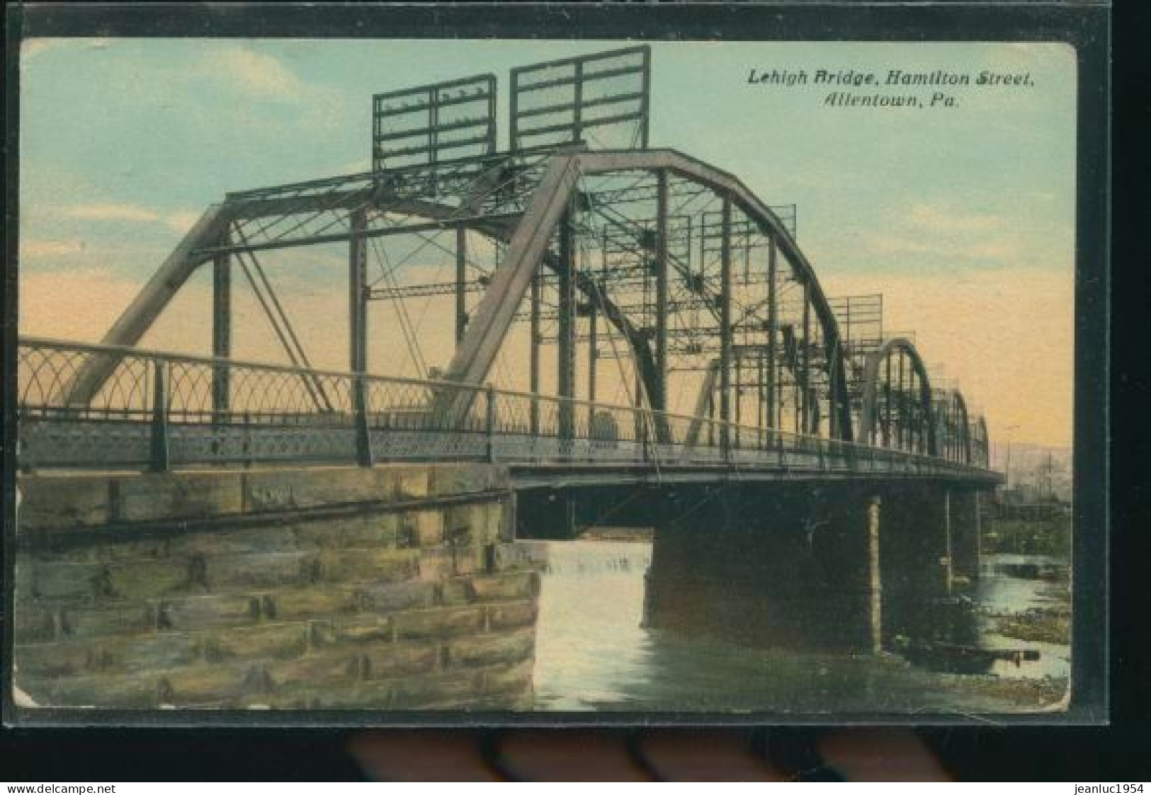 LEHIGH BRIDGE HAMILTON ALLENTOWN        ( MES PHOTOS NE SONT PAS JAUNES ) - Altri & Non Classificati