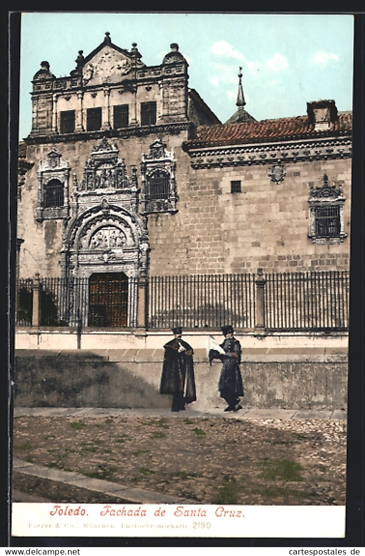 Postal Toledo, Fachada De Santa Cruz  - Toledo