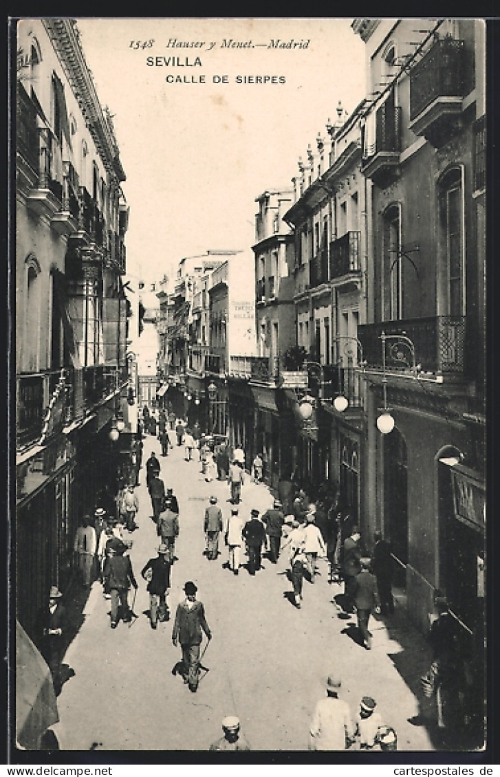 Postal Sevilla, Calle De Sierpes  - Sevilla