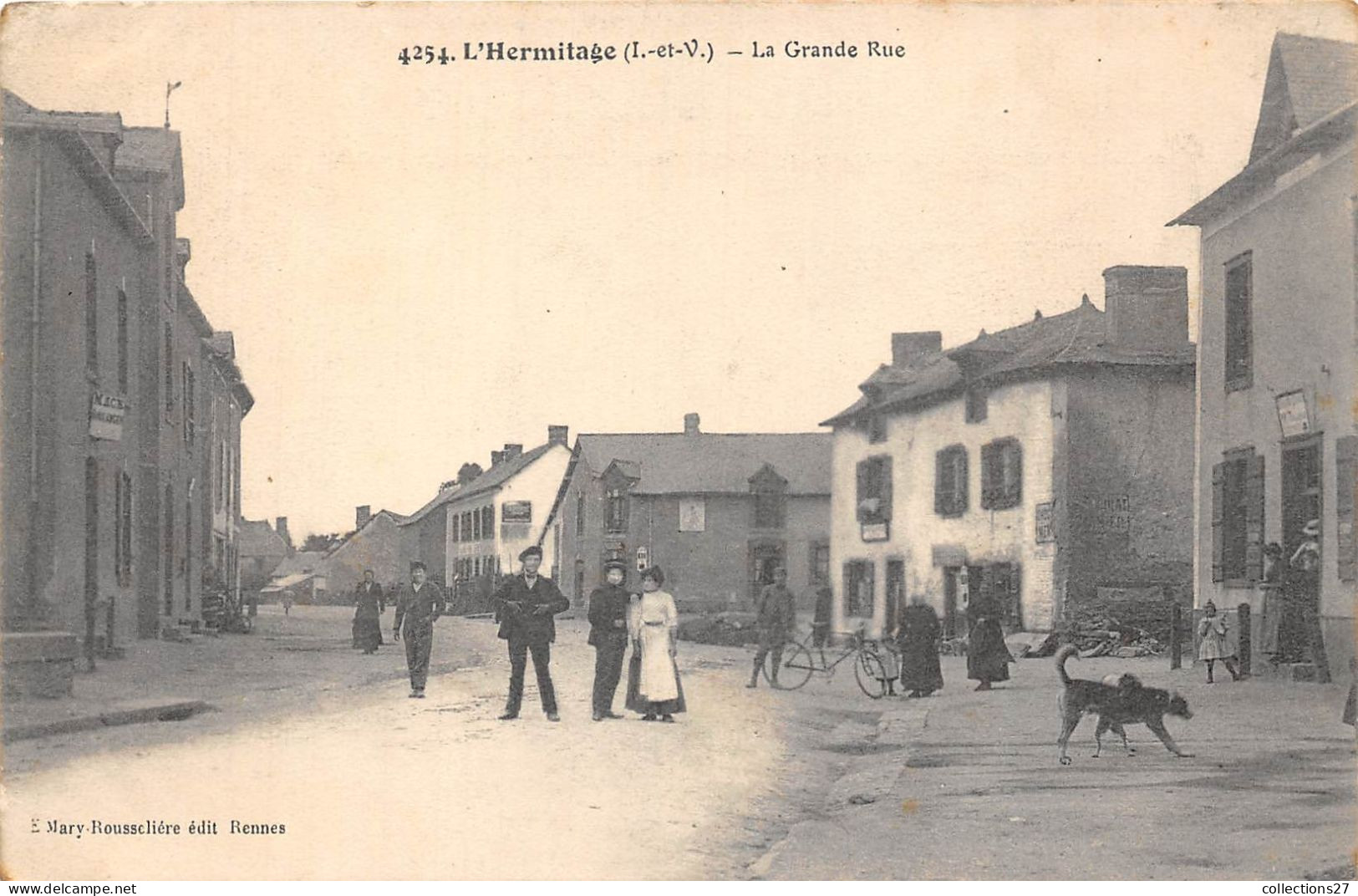 35-L'HERMITAGE- LA GRANDE RUE - Autres & Non Classés