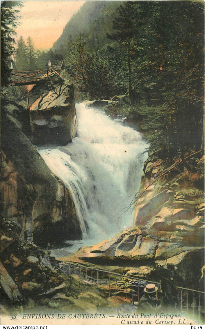 65 - CAUTERETS - ROUTE DU PONT D'ESPAGNE - Cauterets