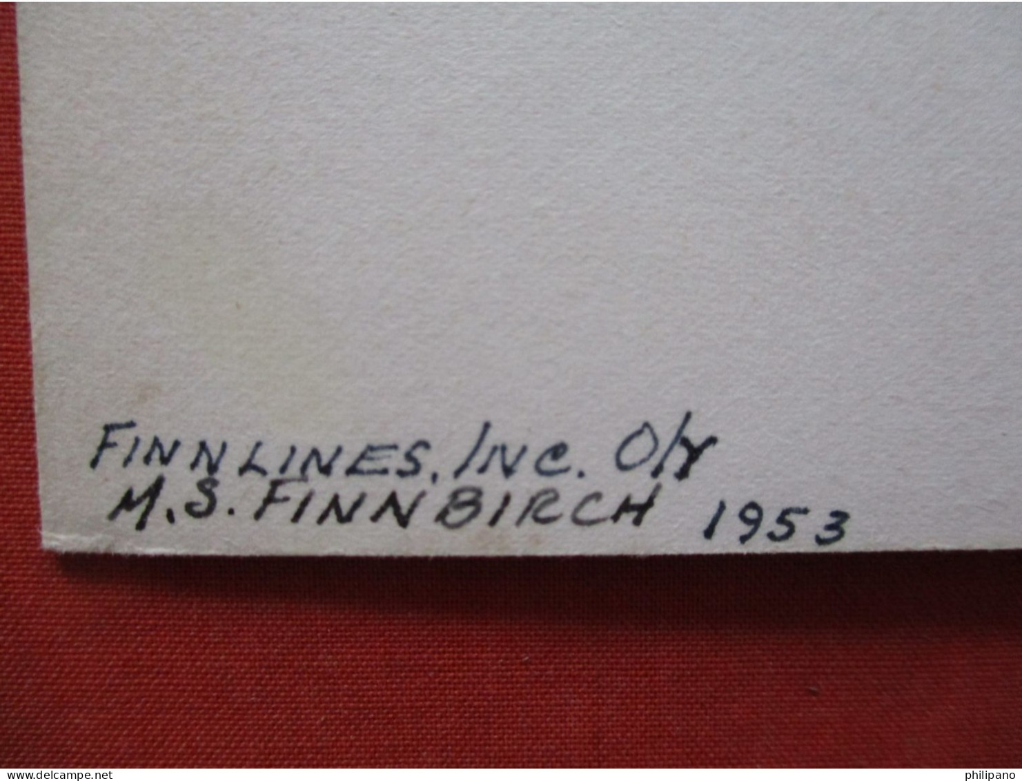 M.S.Finnbirch  Finn Lines   Ref 6409 - Dampfer