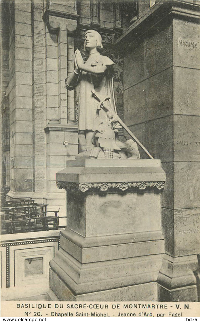 JEANNE D'ARC - SACRE COEUR DE MONTMARTRE - Historische Figuren