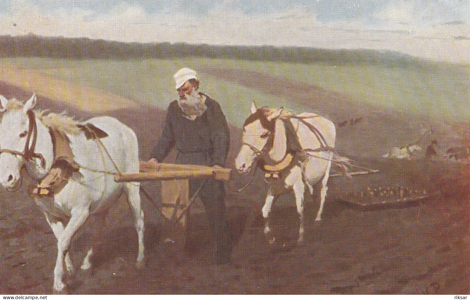 ILLUSTRATEUR(LAPINA) TOLSTOI(CHEVAL) - Paintings