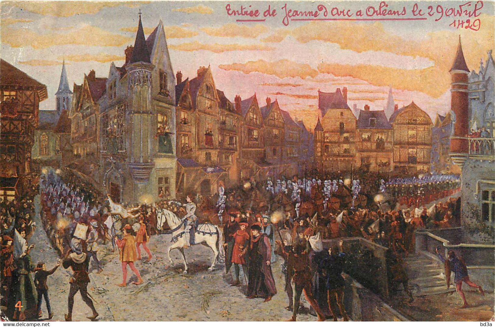 JEANNE D'ARC - ENTREE A ORLEANS - Historische Figuren