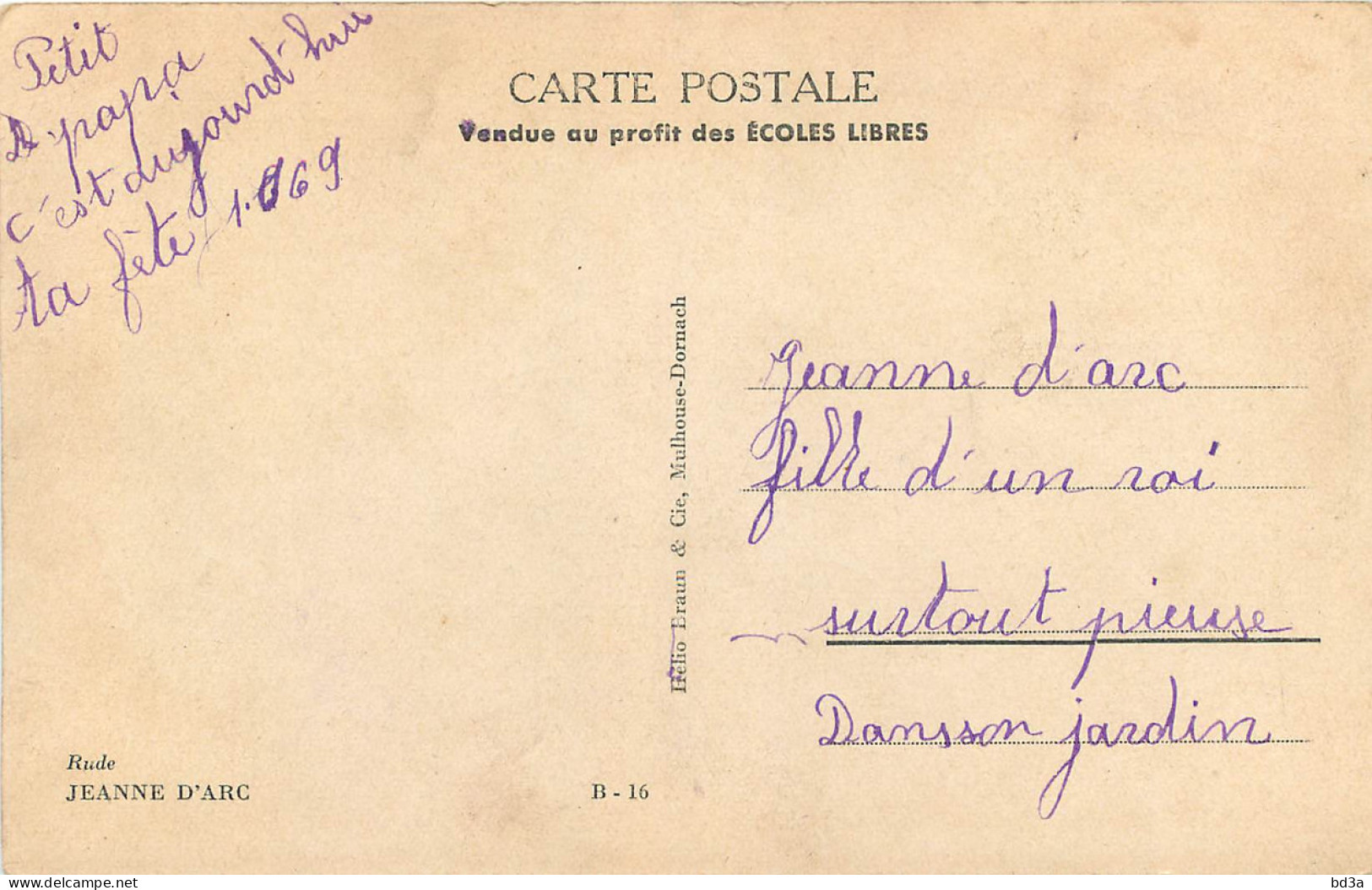 JEANNE D'ARC - RUDE - Historische Persönlichkeiten