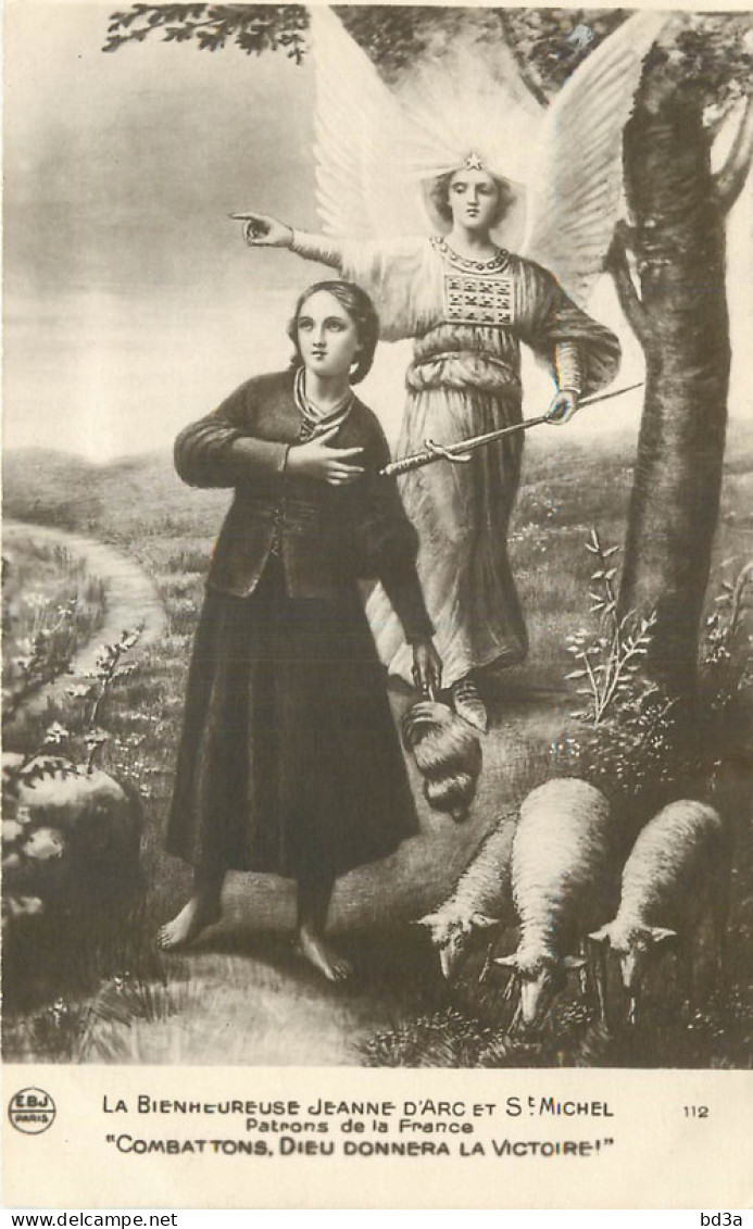 JEANNE D'ARC  ET SAINT MICHEL  - Personnages Historiques