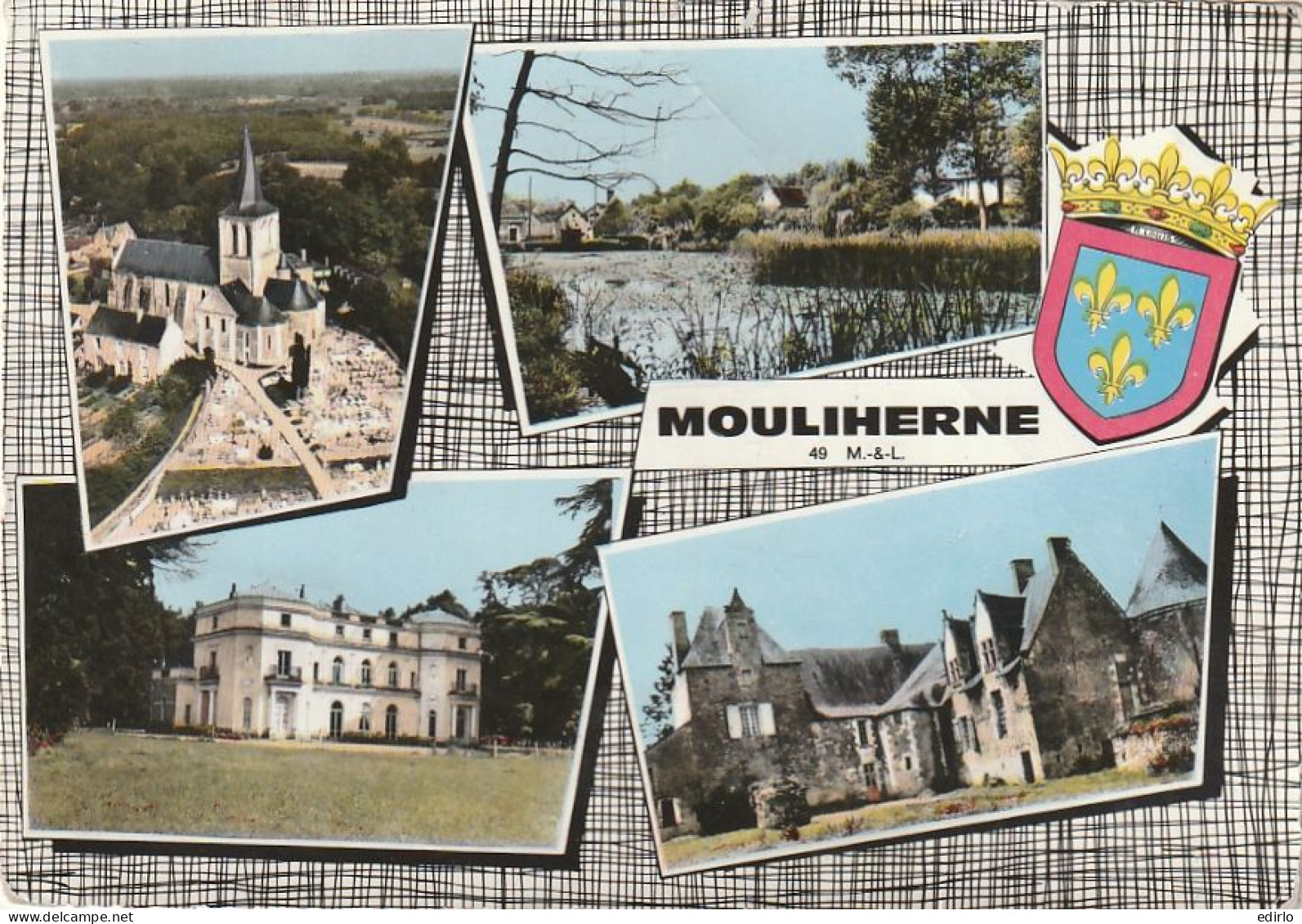 *** 49  ***   MOULIHERNE  Multi-vues Timbrée TB - Other & Unclassified