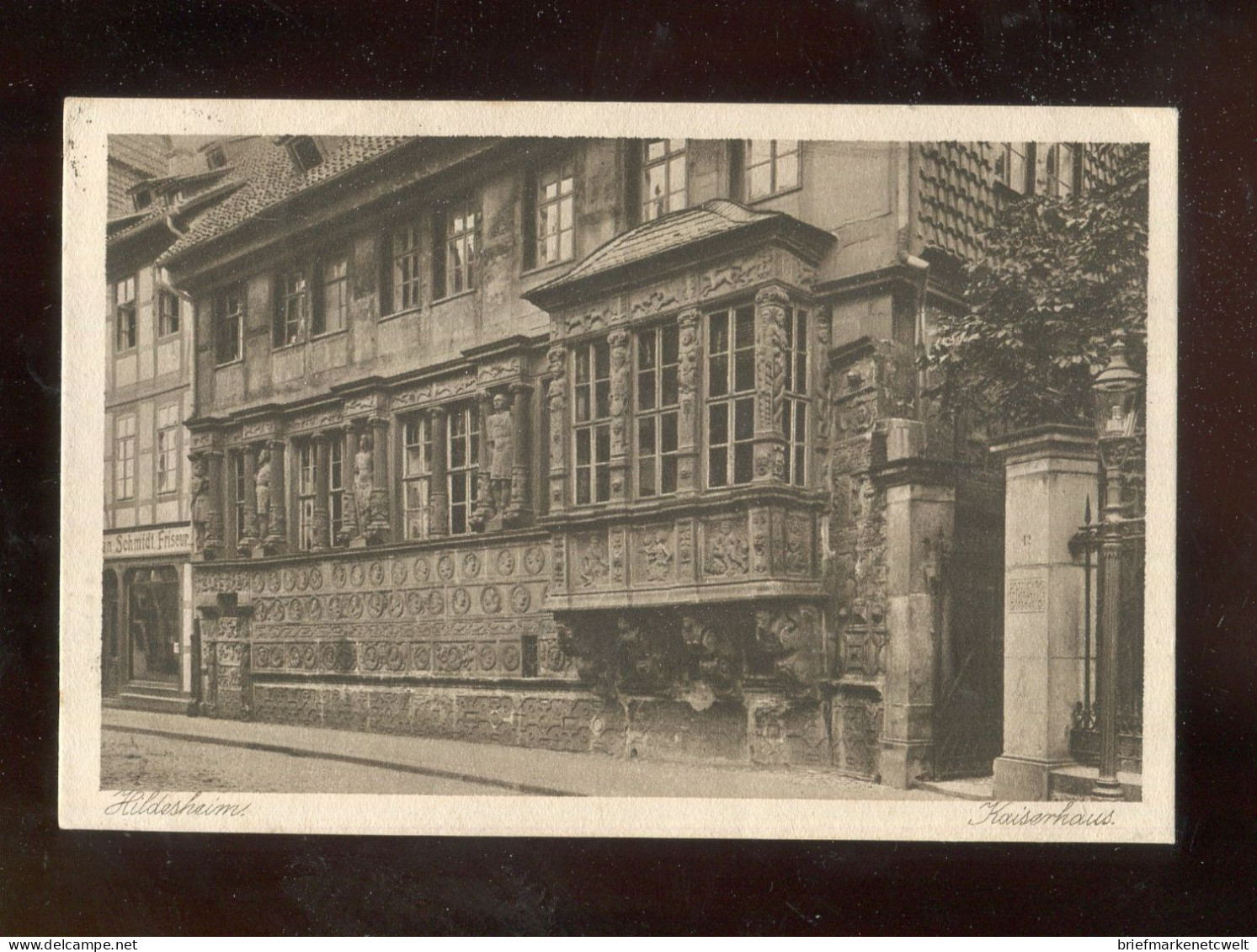 "HILDESHEIM" 1921, Ansichtskarte "Kaiserhaus" (B2005) - Hildesheim