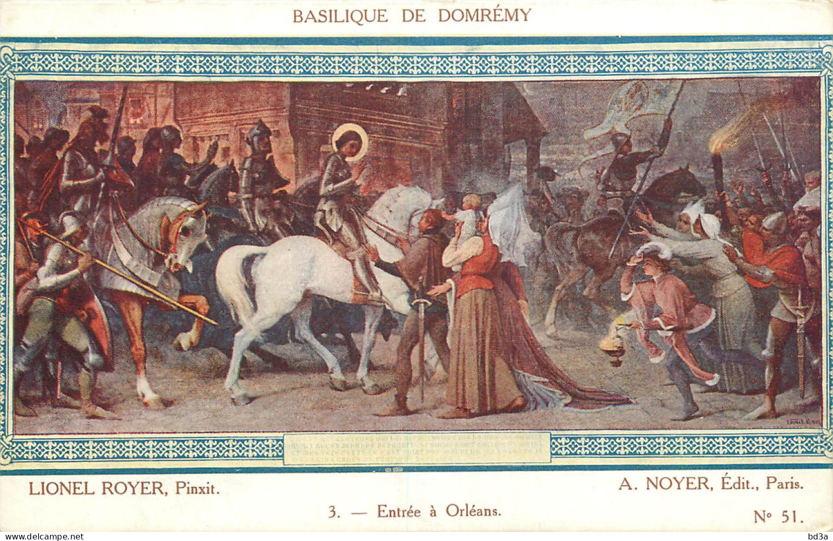 88 - DOMREMY - JEANNE D'ARC  - ENTRREE A ORLEANS - Domremy La Pucelle