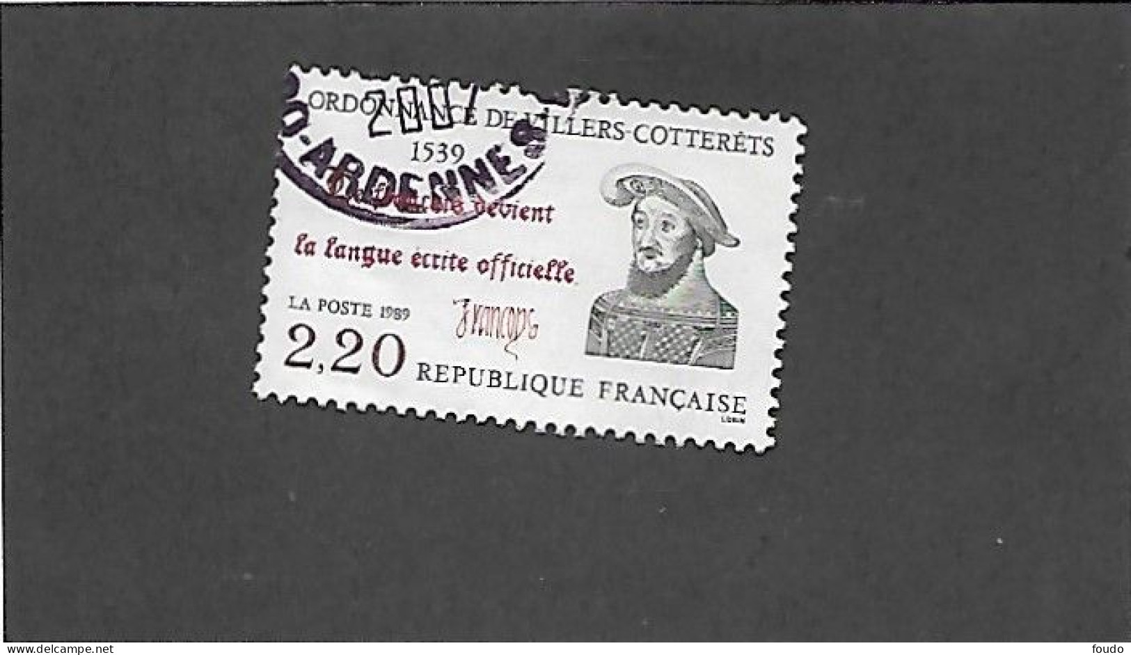 FRANCE 1989 -   N°YT 2609 - Oblitérés