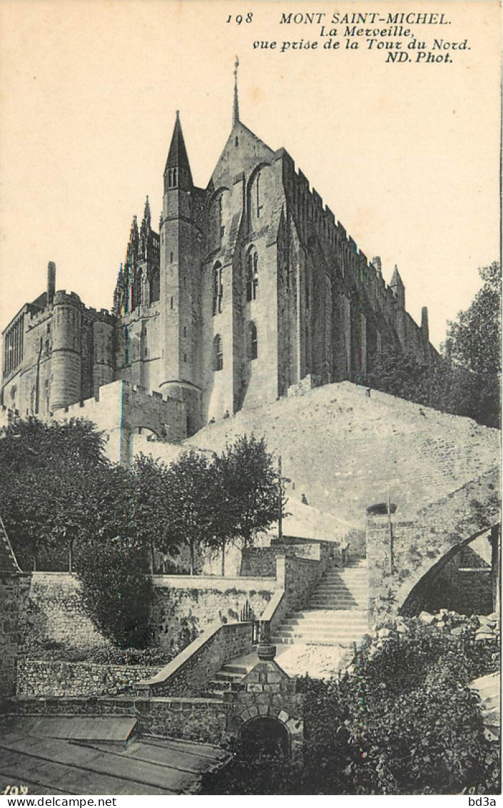 50 - LE MONT SAINT MICHEL VUE PRISE DE LA TOUR DU NORD - Le Mont Saint Michel