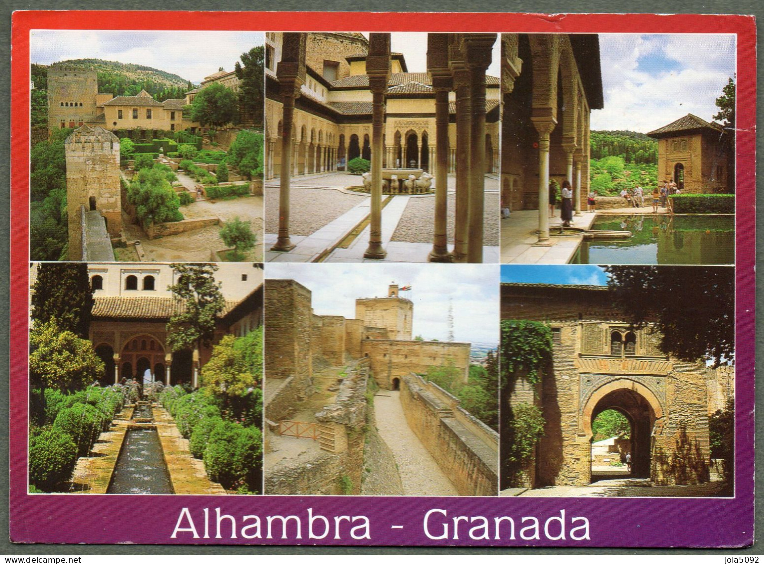 ESPAGNE - GRANADA / GRENADE - Alhambra  - Multi-vues - Granada