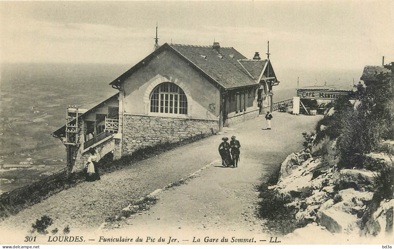 65 - LOURDES LE FUNICULAIRE DU PIC GARE DU SOMMET - Lourdes