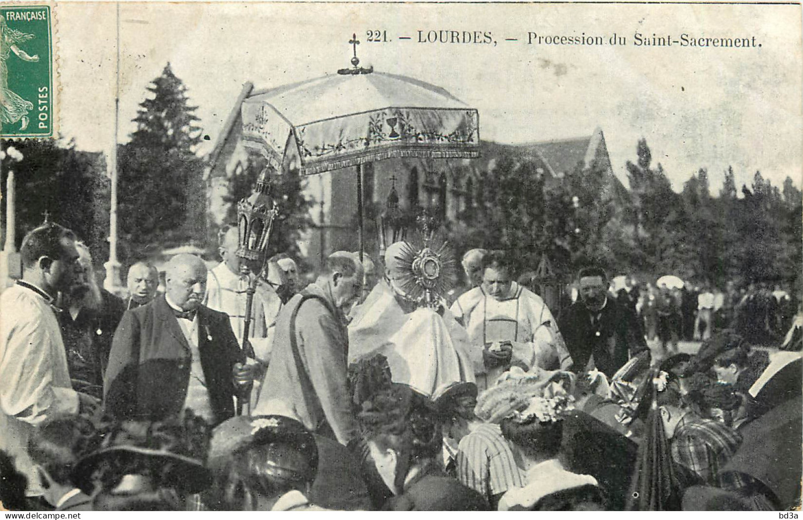 65 - LOURDES PROCESSION DU SAINT SACREMENT - Lourdes