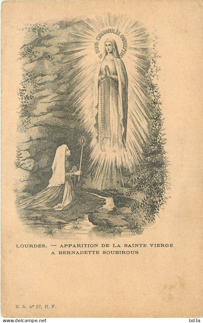 65 - LOURDES L'APPARITION - Lourdes