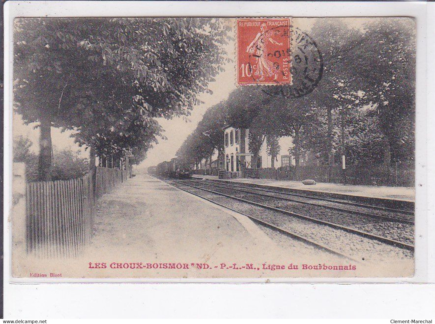 LES CHOUX-BOISMORAND: P.L.M., Ligne Du Bourbonnais, La Gare - état - Sonstige & Ohne Zuordnung