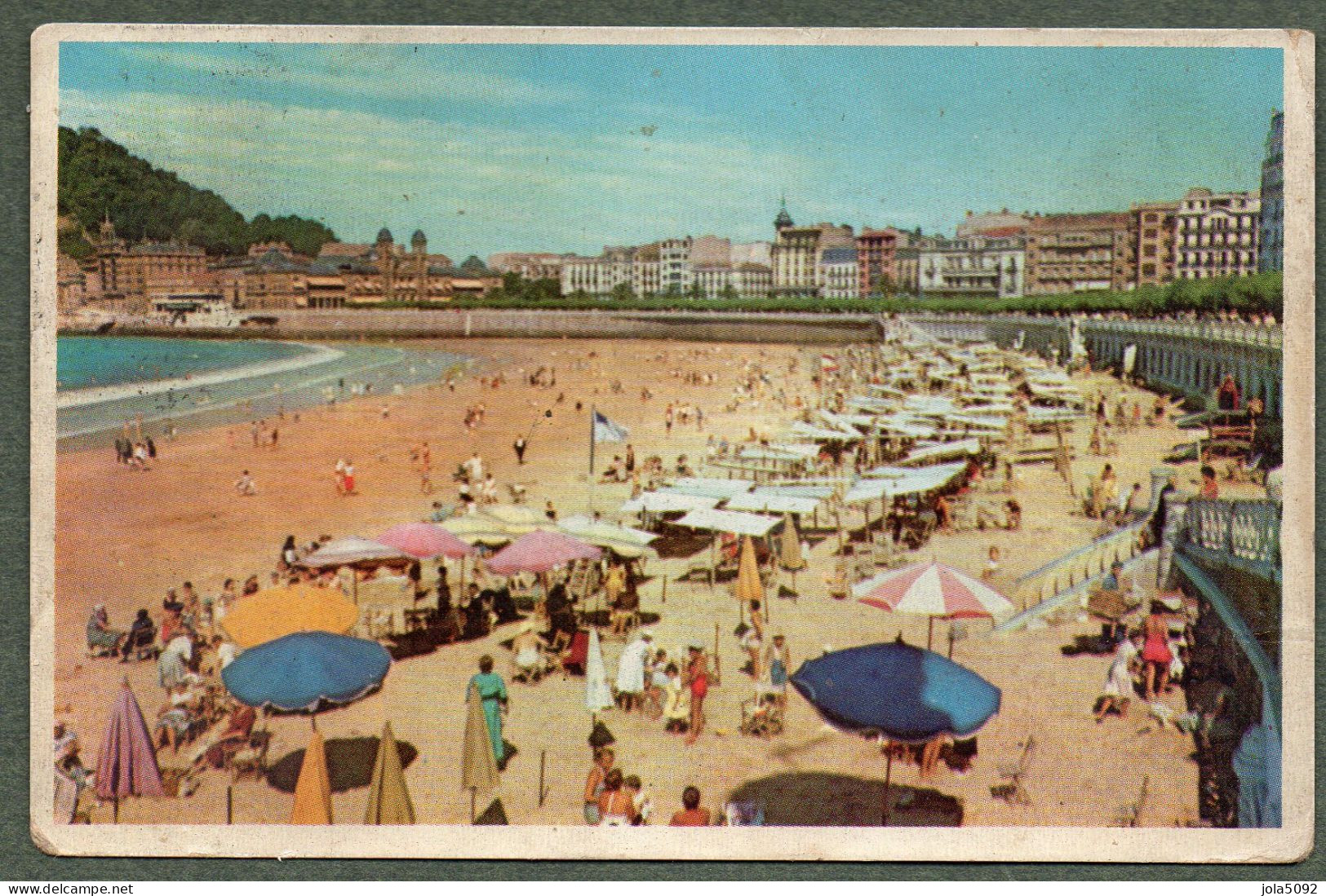 ESPAGNE - SAN-SEBASTIAN - Vista Parcial De La Playa - Autres & Non Classés