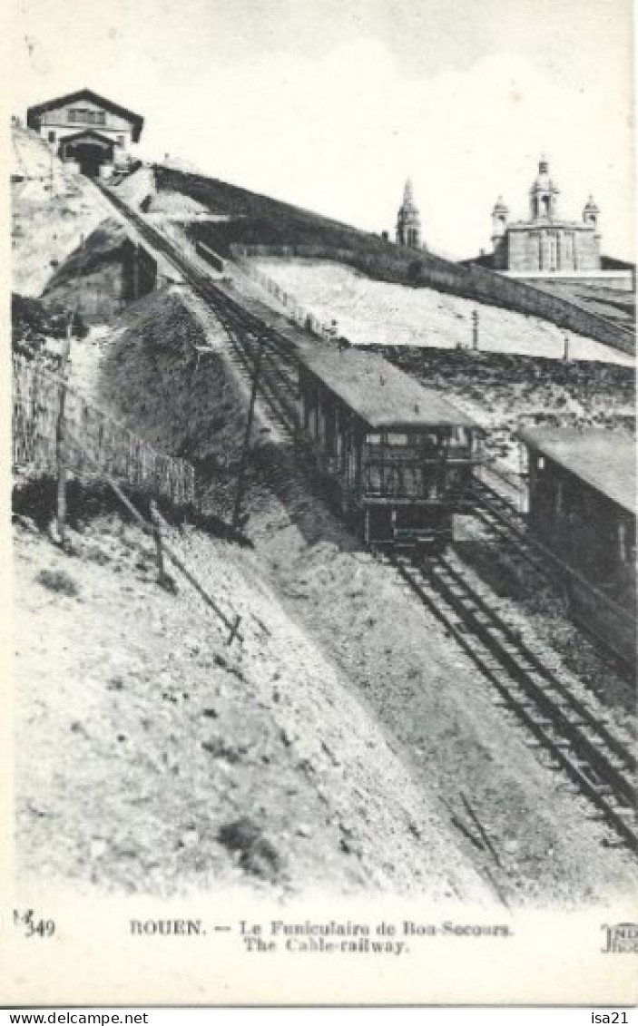 FRANCE: ROUEN: Le Funiculaire De Bon-Secours. - Bonsecours