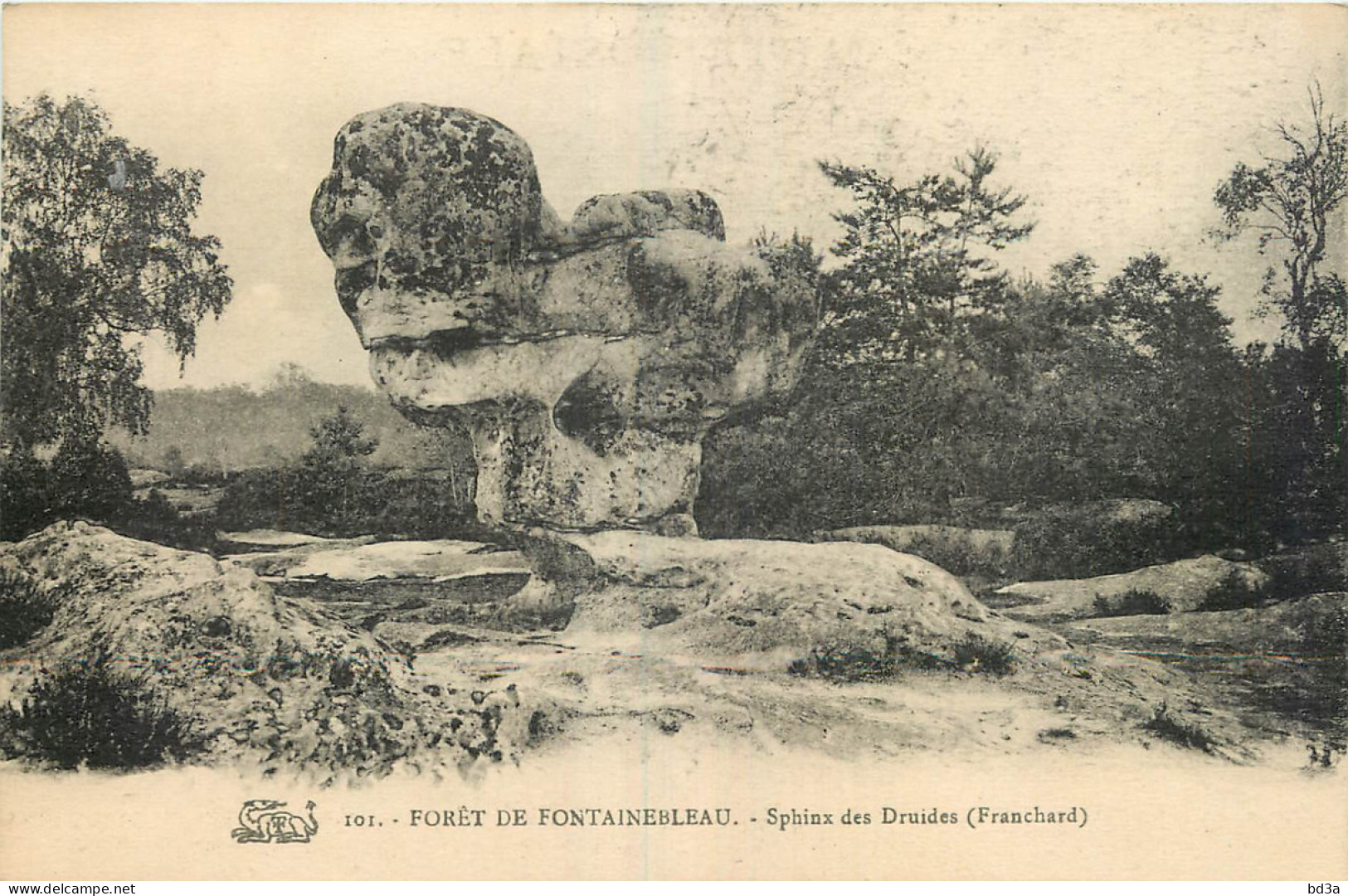 77 - FORET DE FONTAINEBLEAU - SPHINX DES DRUIDES - Fontainebleau