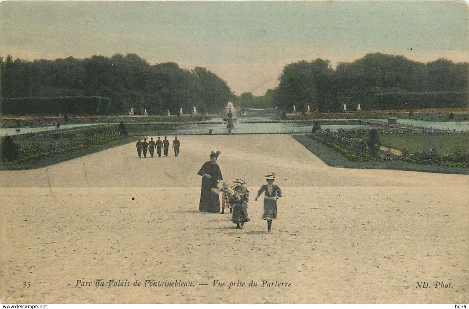 77 - PALAIS DE FONTAINEBLEAU VUE PRISE DU PARTERRE - Fontainebleau