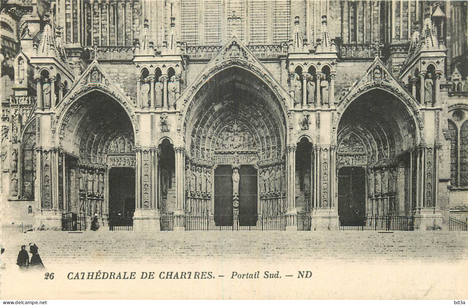 28 - CATHEDRALE DE CHARTRES PORTAIL SUD - Chartres