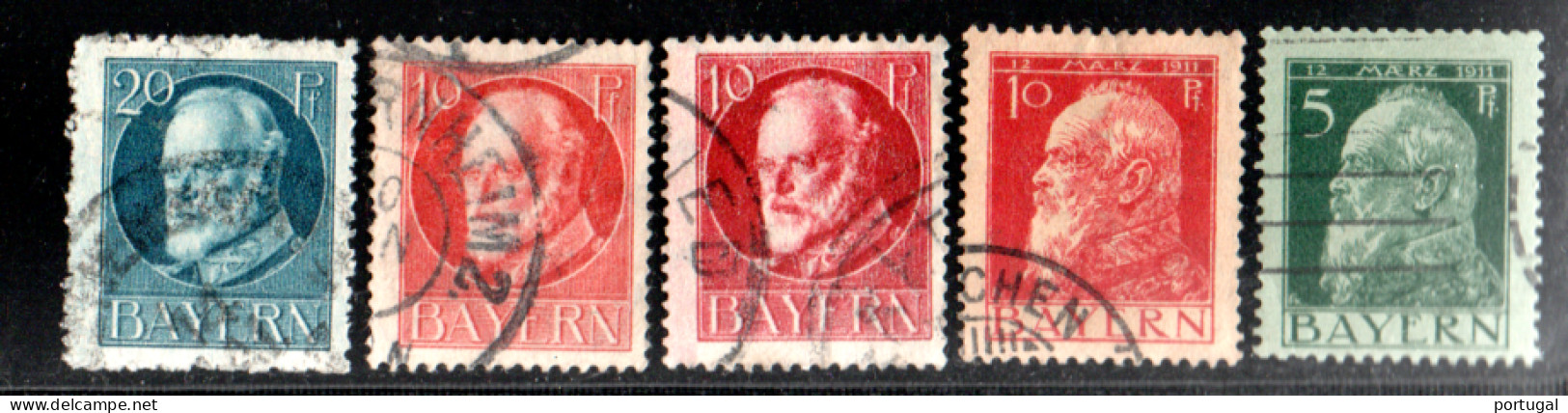 Allemagne BAYEEN ( 5 Timbres ) - OBLITERE - Gebraucht