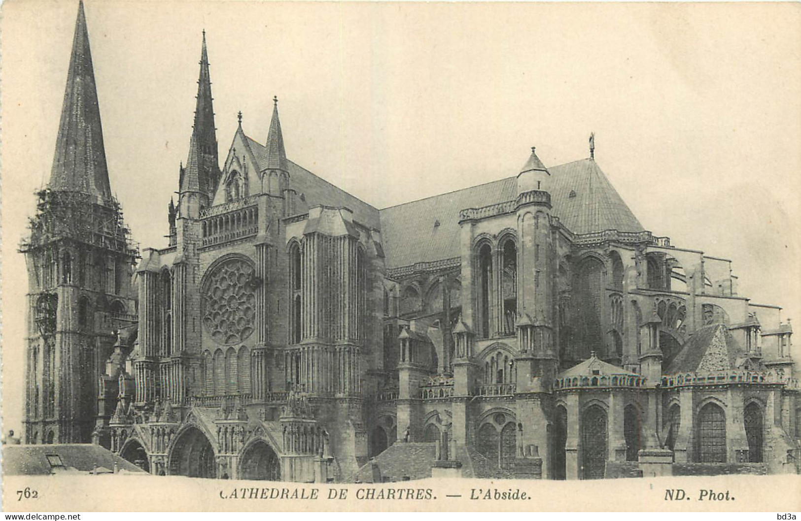 28 - CATHEDRALE DE CHARTRES L'ABSIDE - Chartres