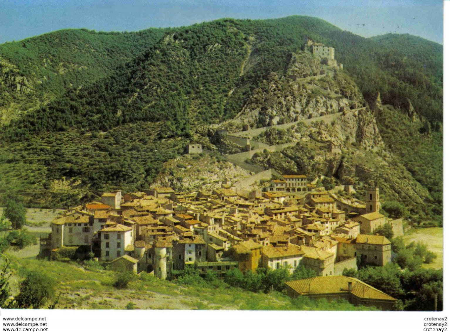 04 ENTREVAUX Vers Annot N°66 Vue Générale VOIR DOS - Sonstige & Ohne Zuordnung