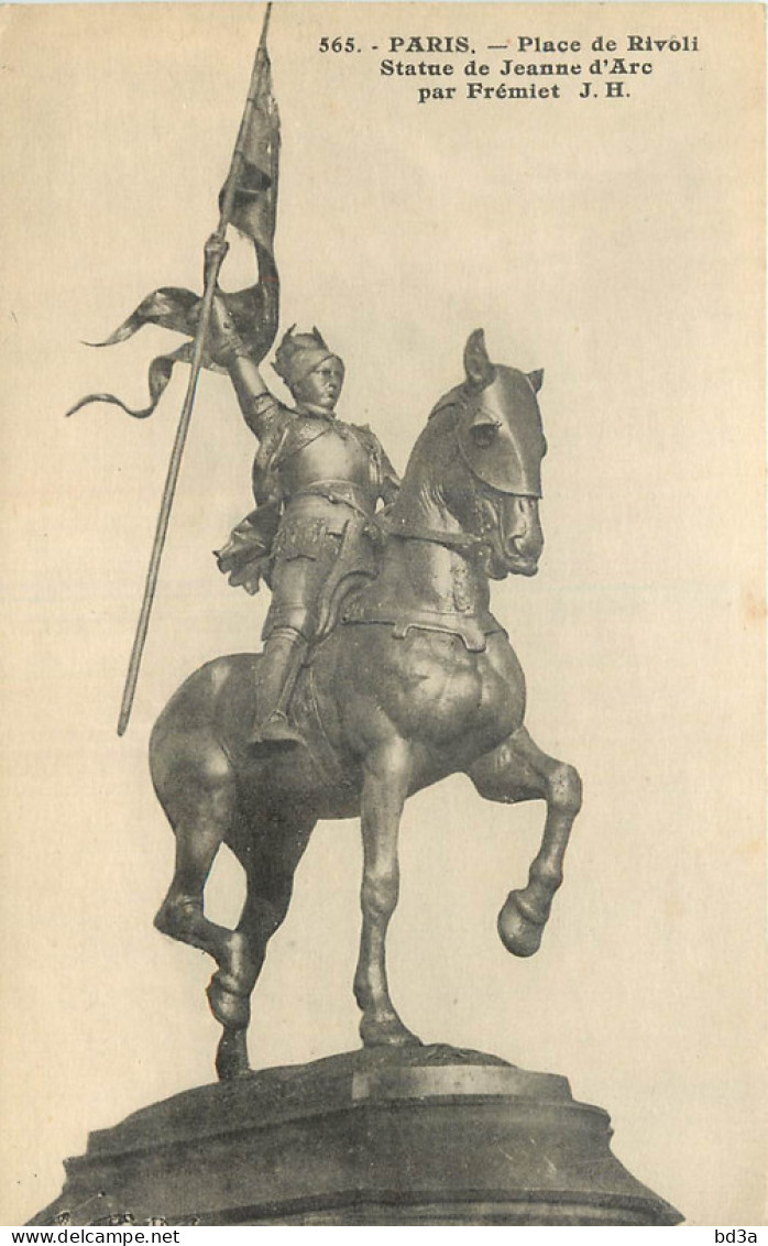 JEANNE D'ARC - PLACE DE RIVOLI - PARIS - Historische Persönlichkeiten