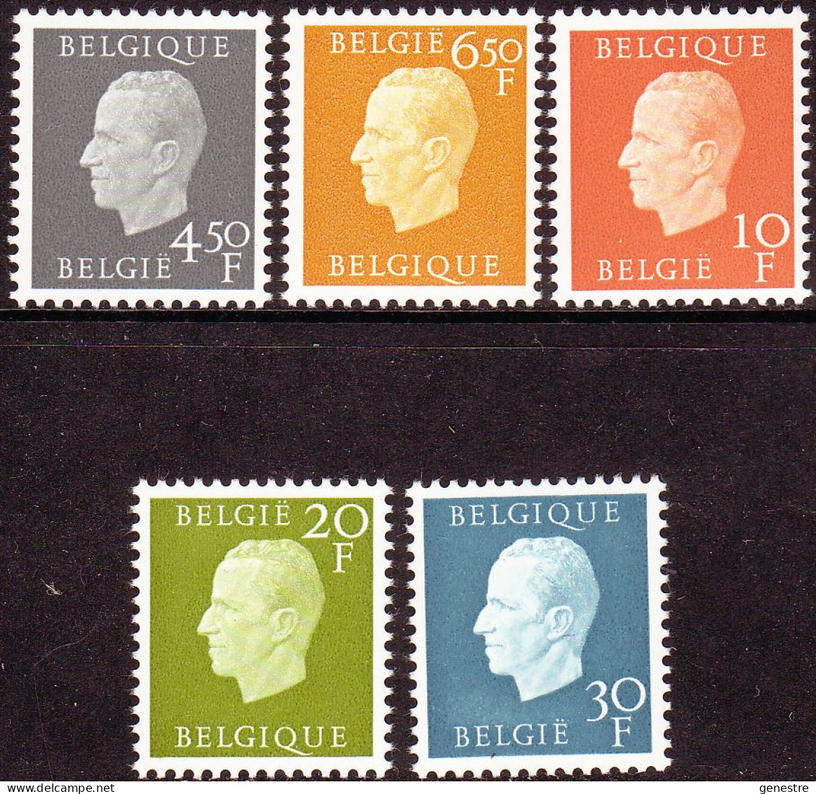 Belgique - 1976 - COB 1811 à 1815 ** (MNH) - Neufs
