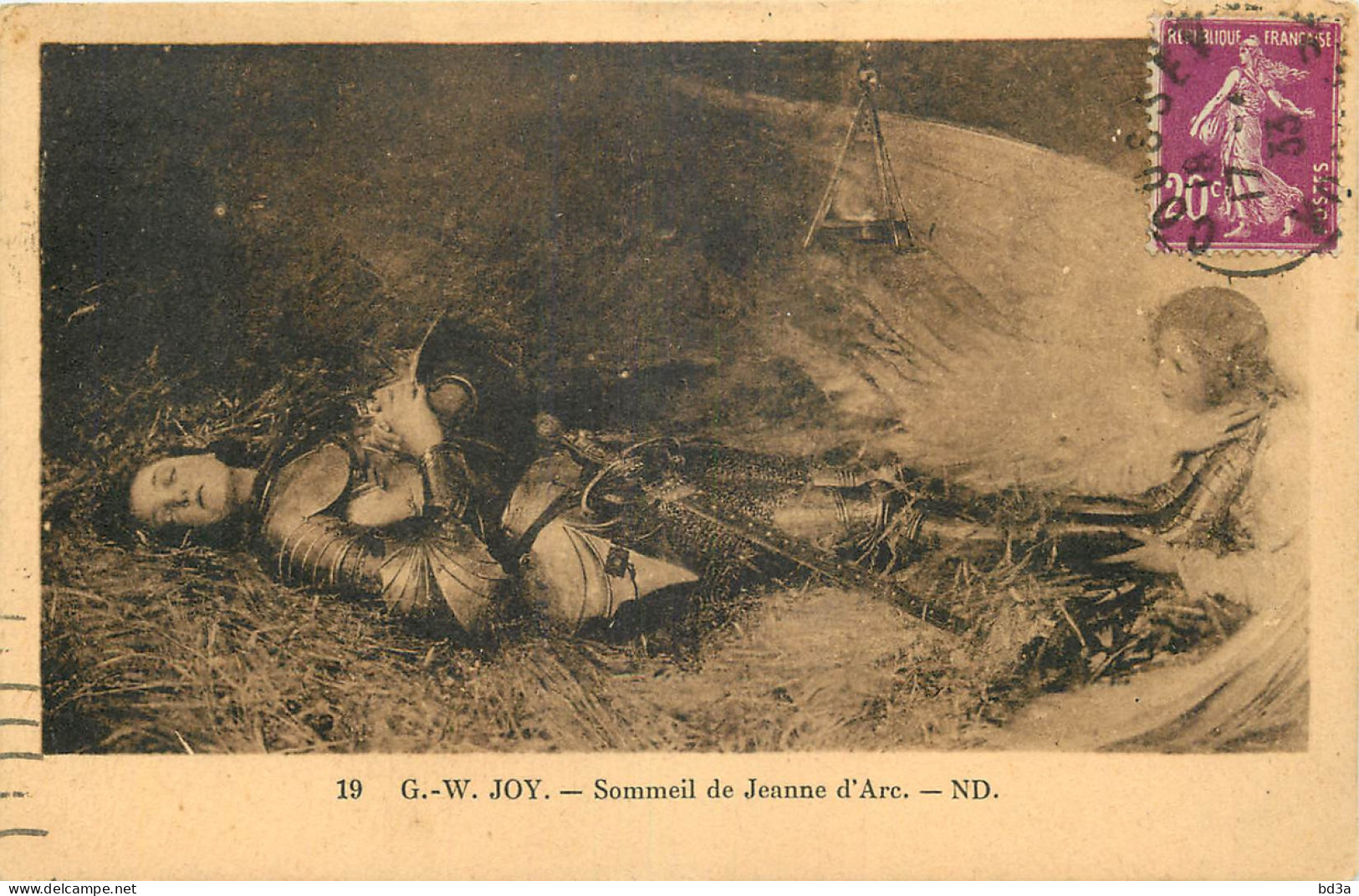 SOMMEIL DE JEANNE D'ARC - JOY - Personnages Historiques