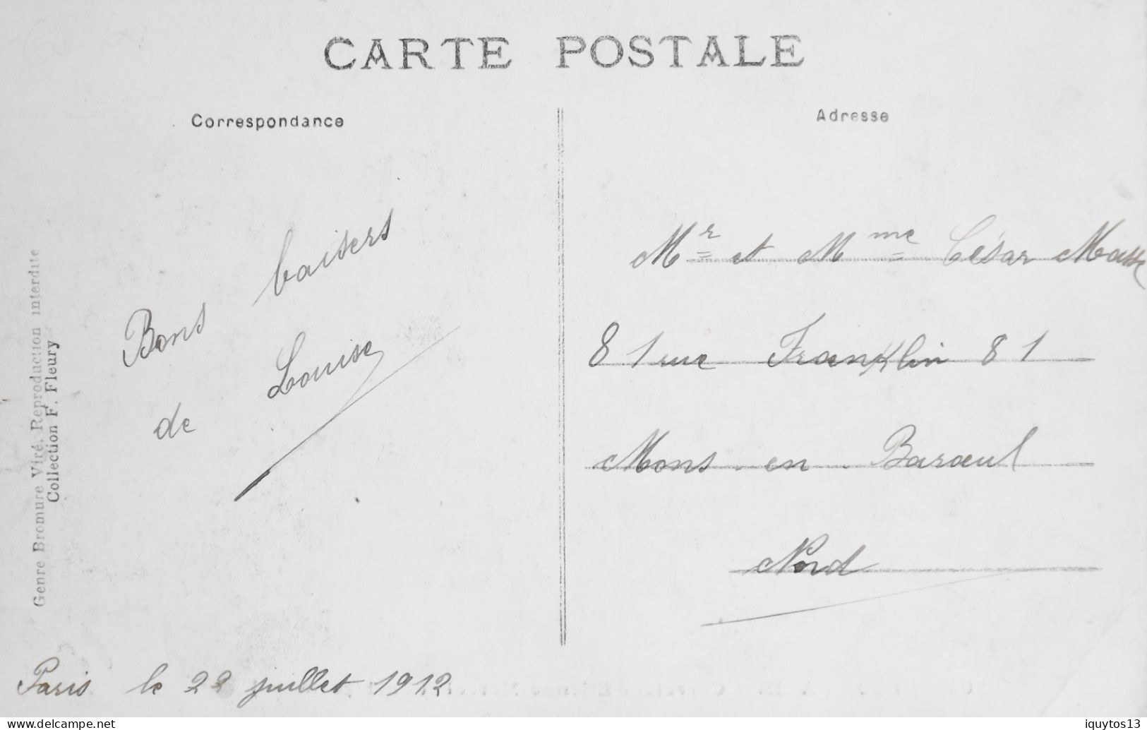 CPA. [75] > TOUT PARIS > N° 2027 - Carrefour Etienne-Marcel Et Turbigo - (IIe Arrt.) - Coll. F. Fleury - TBE - Distretto: 02