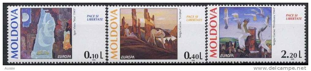 Cept 1995 Moldavie Moldova  Yvertn° 135-37 *** MNH Cote 6 Euro - 1995