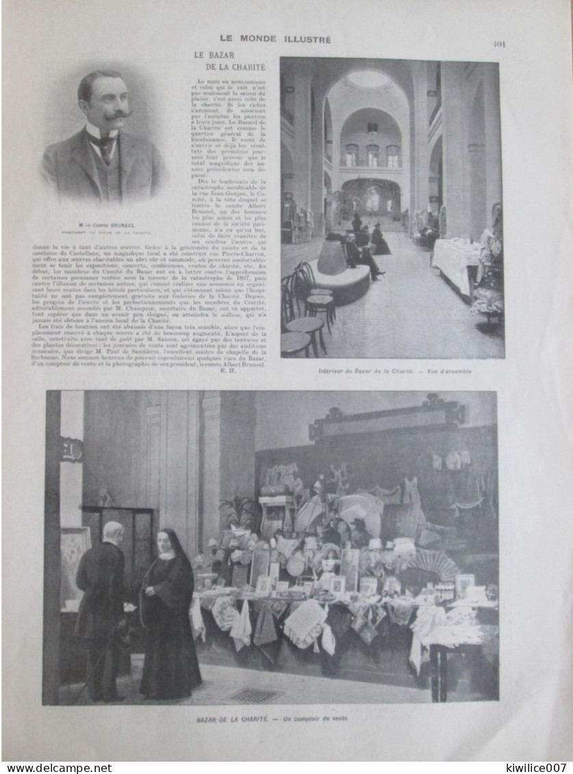 1903 Le Bazar De La Charité  Paris COMTE BRUNEEL - Zonder Classificatie