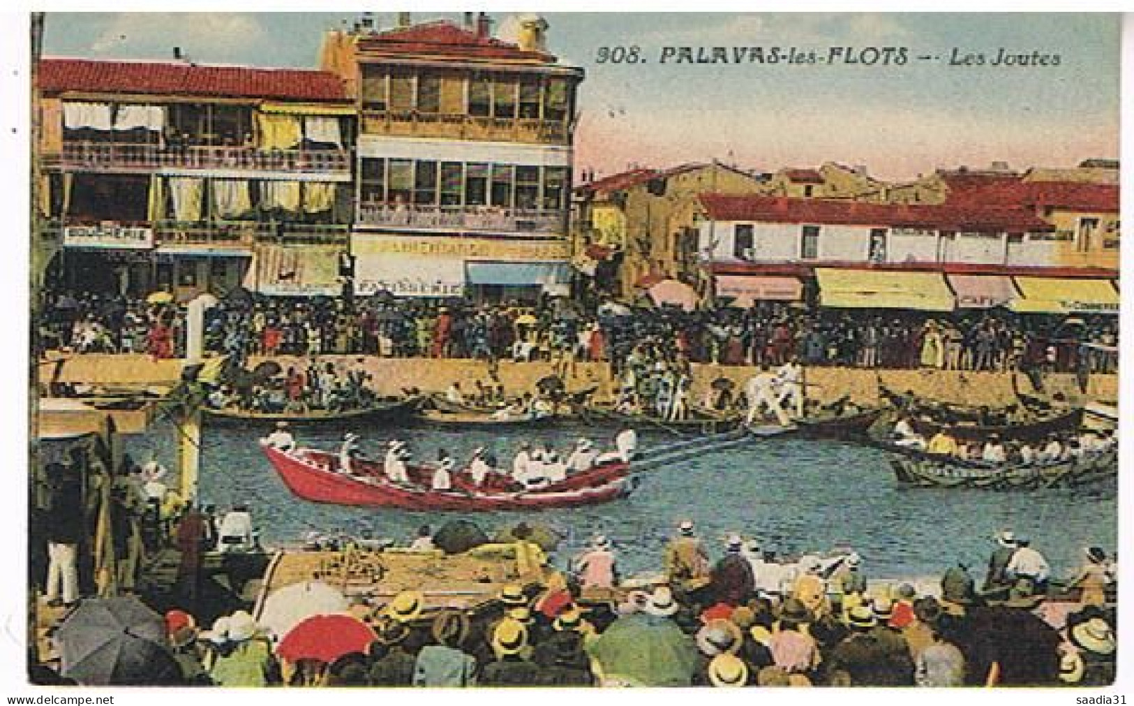 34  PALAVAS LES FLOTS LES JOUTES 1928 - Palavas Les Flots